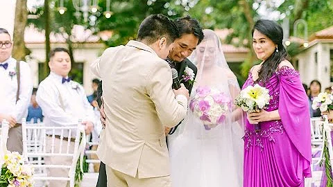 Singing Groom - Beautiful In White (Terence & Frances Wedding)