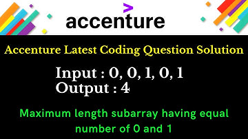 Accenture Latest Coding Questions with Solution | Coding Question in #Accenture in 2021