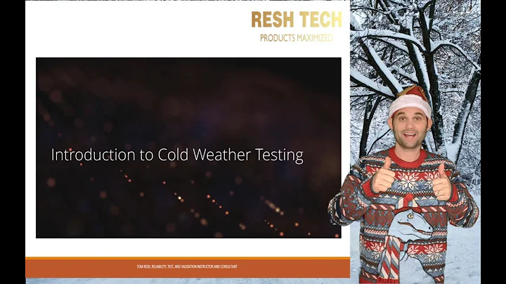Cold Weather Temperature Testing- Low Mu, Battery ...