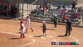 HIGHLIGHTS: Utah State at New Mexico softball 4/21/2024