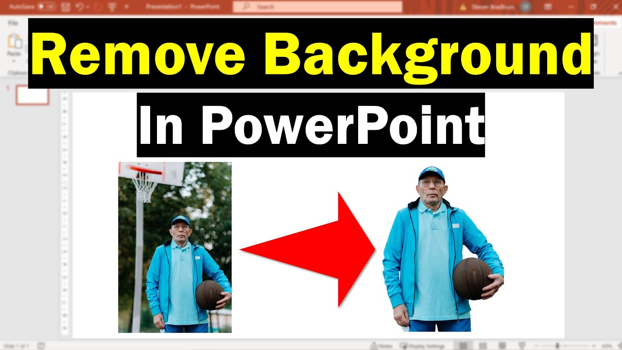 How To Remove Image Background In PowerPoint (2 Methods!) - YouTube