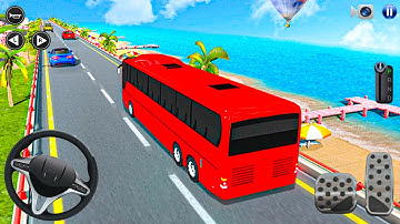 Best Bus Driving Simulator Games - Bus Racing :Coach Bus Simulator 2021 - Android Gameplay