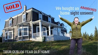 Bought an ABANDONED HOME sight unseen! FULL HOUSE TOUR EP.1