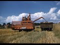 Massey Ferguson 400 & 500 combines   vintage tractor and farm machinery promotional film