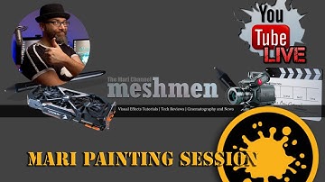 Live : Mari node based texturing  | Meshmen Studio Live stream