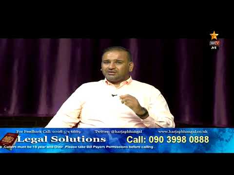Legal Solutions with Harjap Bhangal - LIVE - 28.06.2019