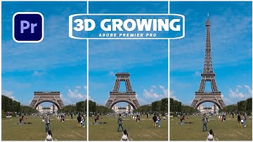 How to Create 3D BUILDING  GROW EFFECT - Premiere Pro Tutorial CC