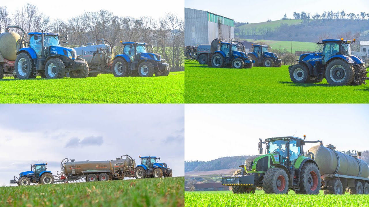 Vývoz kejdy | Agro Jevišovice | 5x New Holland | John Deere | Claas | 2x Pichon | 5x Annaburger
