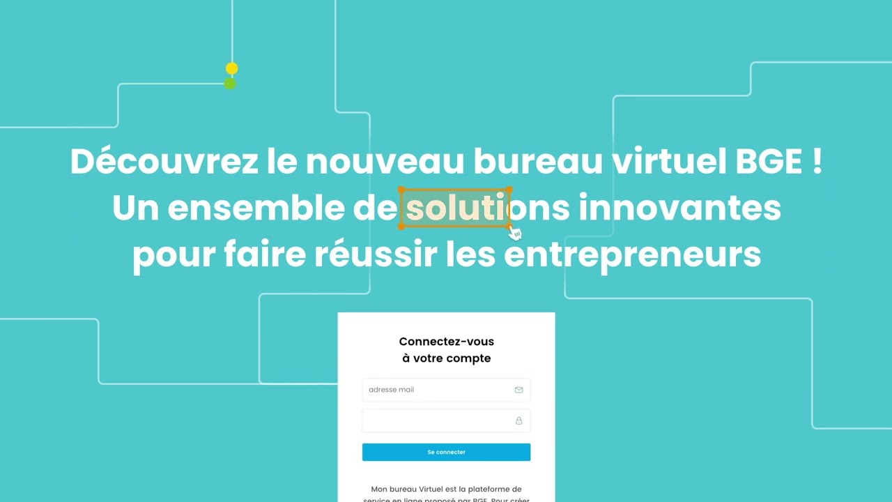 Présentation de Mon bureau virtuel