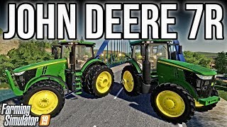 NEW MODS FS19! JOHN DEERE 7R US SERIES! | FARMING SIMULATOR 19