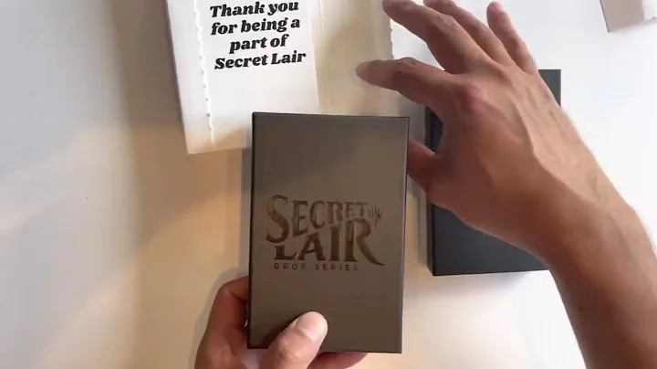 Quick and Simple Unboxing: MTG Secret Lair Drop Series | Thomas Baxa