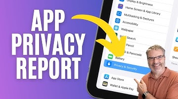 App Privacy Report: Manage your Privacy on the iPad