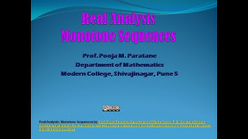 Monotone Sequence