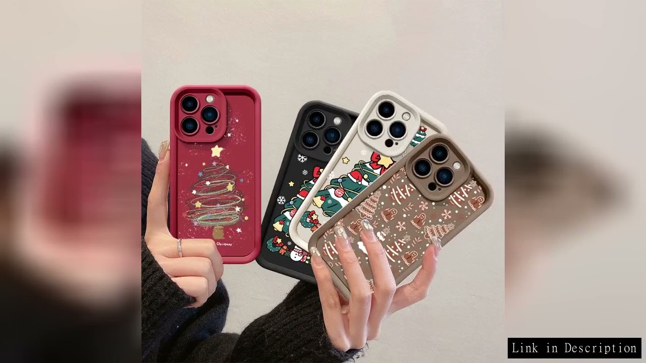 Cute Snowflake Christmas Tree Case For Iphone 17 Pro 17 Air 16 15 14 13 12 11 Pro Max Plus 16E Cover