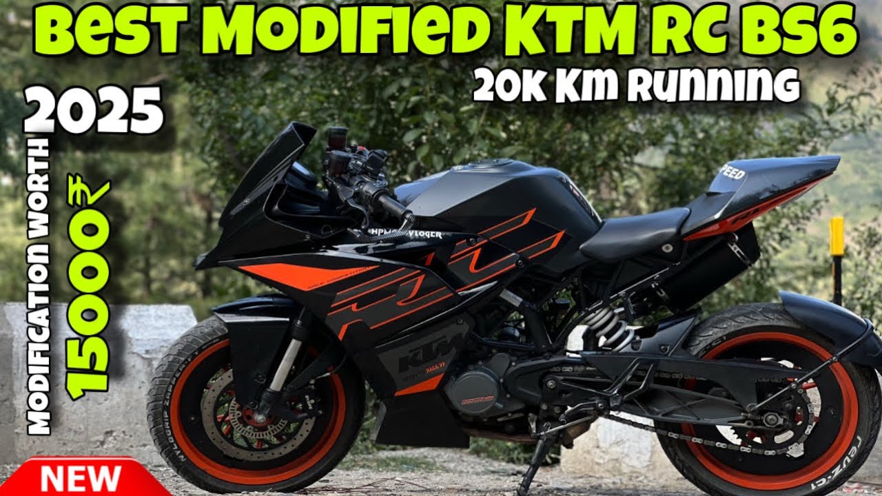 Best Modified KTM RC 200 bs6 😍 | I Found Cheapest Modification For KTM RC 🤯 | In Just 15???₹ 😱