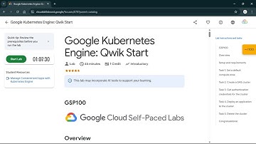Google Kubernetes Engine: Qwik Start #qwiklabs | #GSP100 #CLI