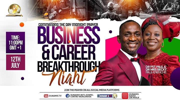 MID-NIGHT PRAYER COMMANDING THE DAY- BUSINESS AND CAREER BREAKTHROUGH NIGHT. 12-07-2024
