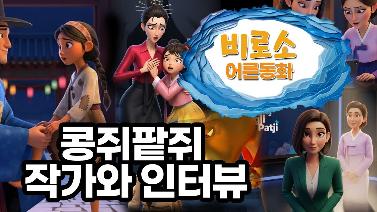 콩쥐팥쥐 작가와의 인터뷰 동화 재해석 어른동화 재미있는 이야기
