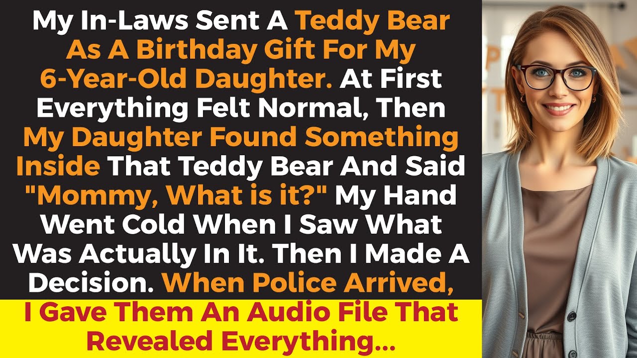 My 6-year-old found something inside her birthday teddy bear. "Mommy, what is it?" I went Pale...