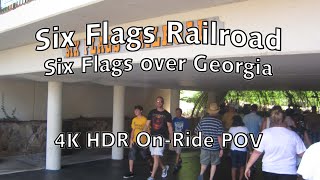 Six Flags Railroad at Six Flags over Georgia | 4K HDR On-Ride POV