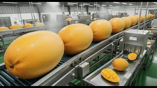 Famous Inside a High-Tech Green Mango Processing Factory – How Fresh Mangoes Become Sour Mango Paste Wealth