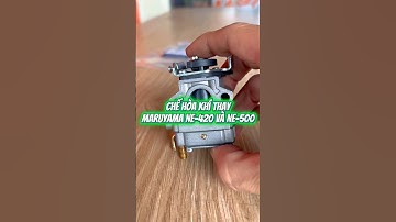 Bình xăng con chế hòa khí thay máy cắt cỏ Maruyama NE-500 và NE-420 hàng chuẩn. #maynongnghiepxanh