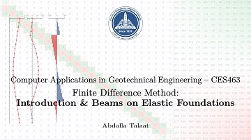 Finite Difference Method 2: Beams