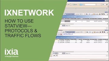 How to use StatView to analyze protocols and traffic flow statistics