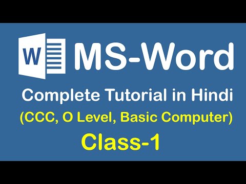 Ms Word Tutorial