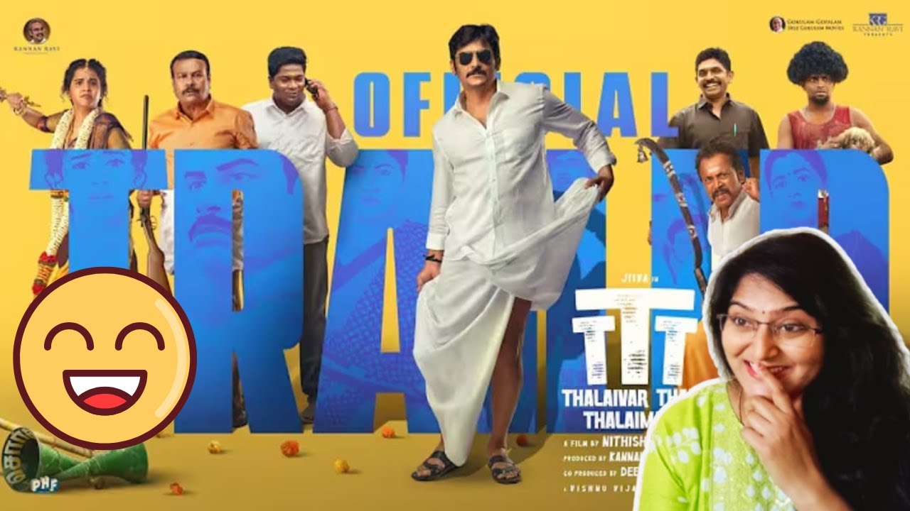 THALAIVAR THAMBI THALAIMAIYIL OFFICIAL TRAILER REACTION | JIIVA | NITHISH SAHADEV | VISHNU VIJAY