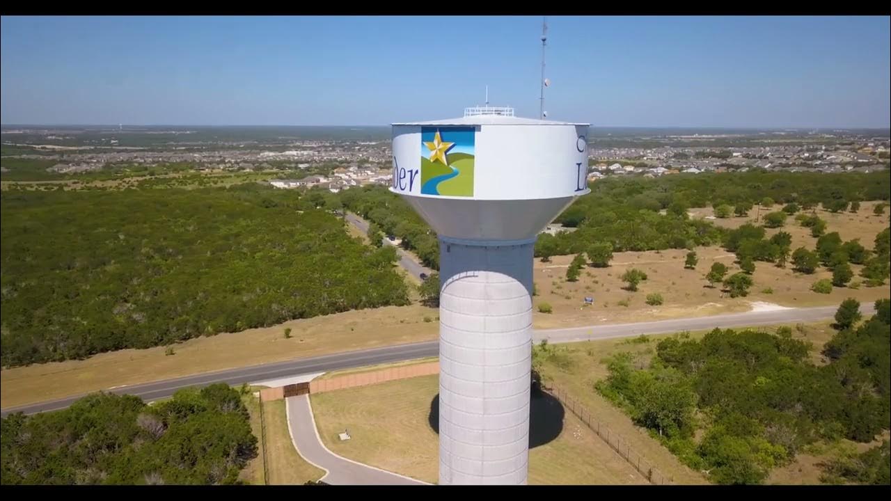 city-of-leander-water-tower-drone-footage-youtube