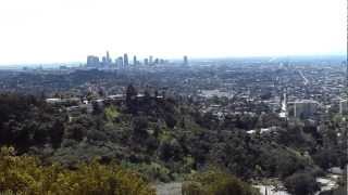 Los Angeles Skyline and Pacific Ocean View from Griffith Park + Observatory