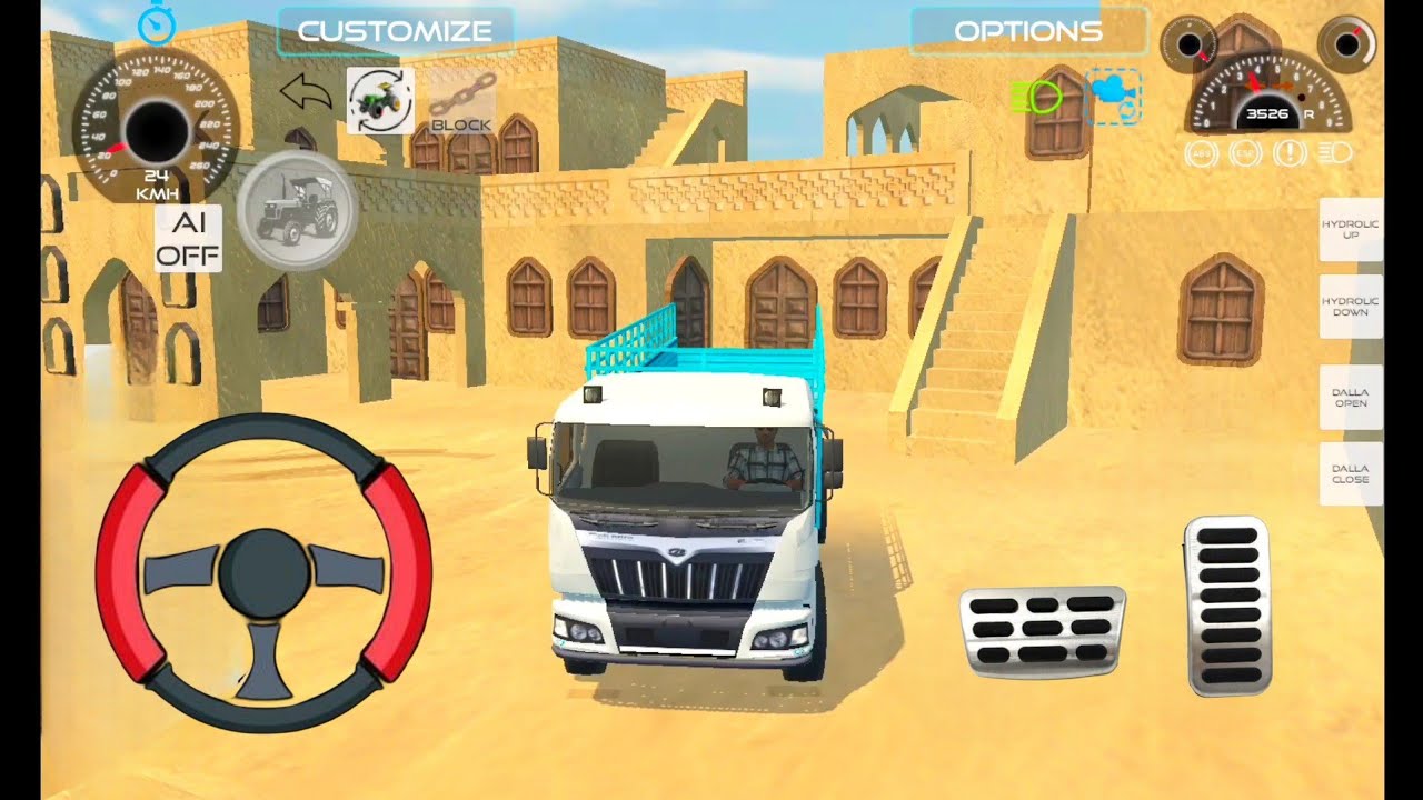 Truck simulator loading Bike new KTM R15 bullet 🤡😱 #gaming #armytruck #newbike #ktm #viral 