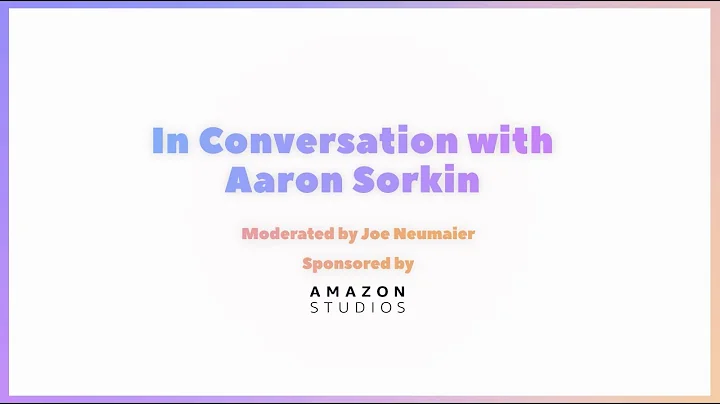 WGFestival 2021: In Conversation with Aaron Sorkin...