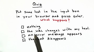 Entering Input - Web Development