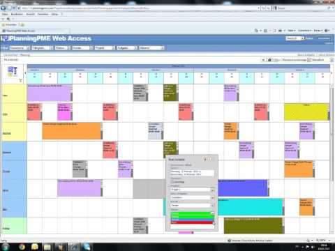 PlanningPME Web Access : Ihre Online Zeitplanung