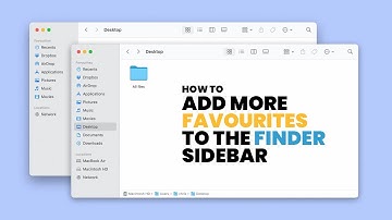 How to Add More Options to the Finder Sidebar