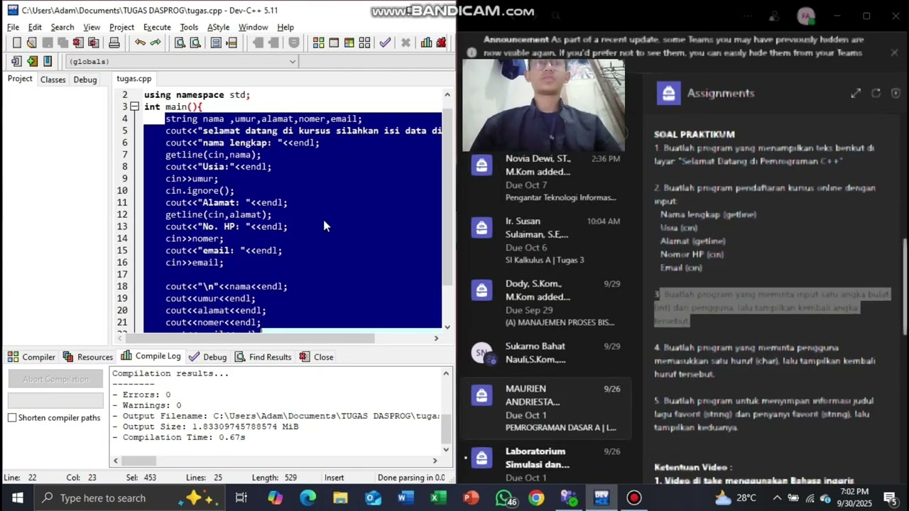 Practice Report#1 Fabian Diaz Adam 202532004