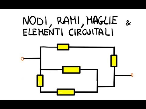 Nodi, Rami e Maglie ed Elementi Circuitali: Introduzione ad un Circuito Elettrico
