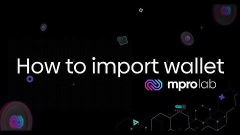 How to import a Metapro wallet into MetaMask using a Private Key