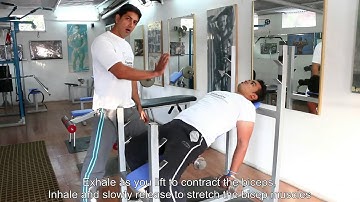 Biceps:  Incline Bench Alternate Bicep Curls, Tutorials by Rao