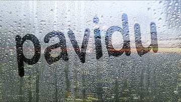 Photoshop Tutorial: Rain Text! How to Write on a Foggy, Rainy Window Pane|pavidu