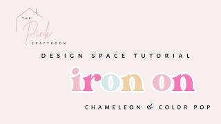 Nieuwe producten; Color Pop en Chameleon iron on van Cricut