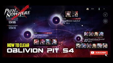 Path To Nowhere Oblivion Pit S4 Guide Clear Max Reward