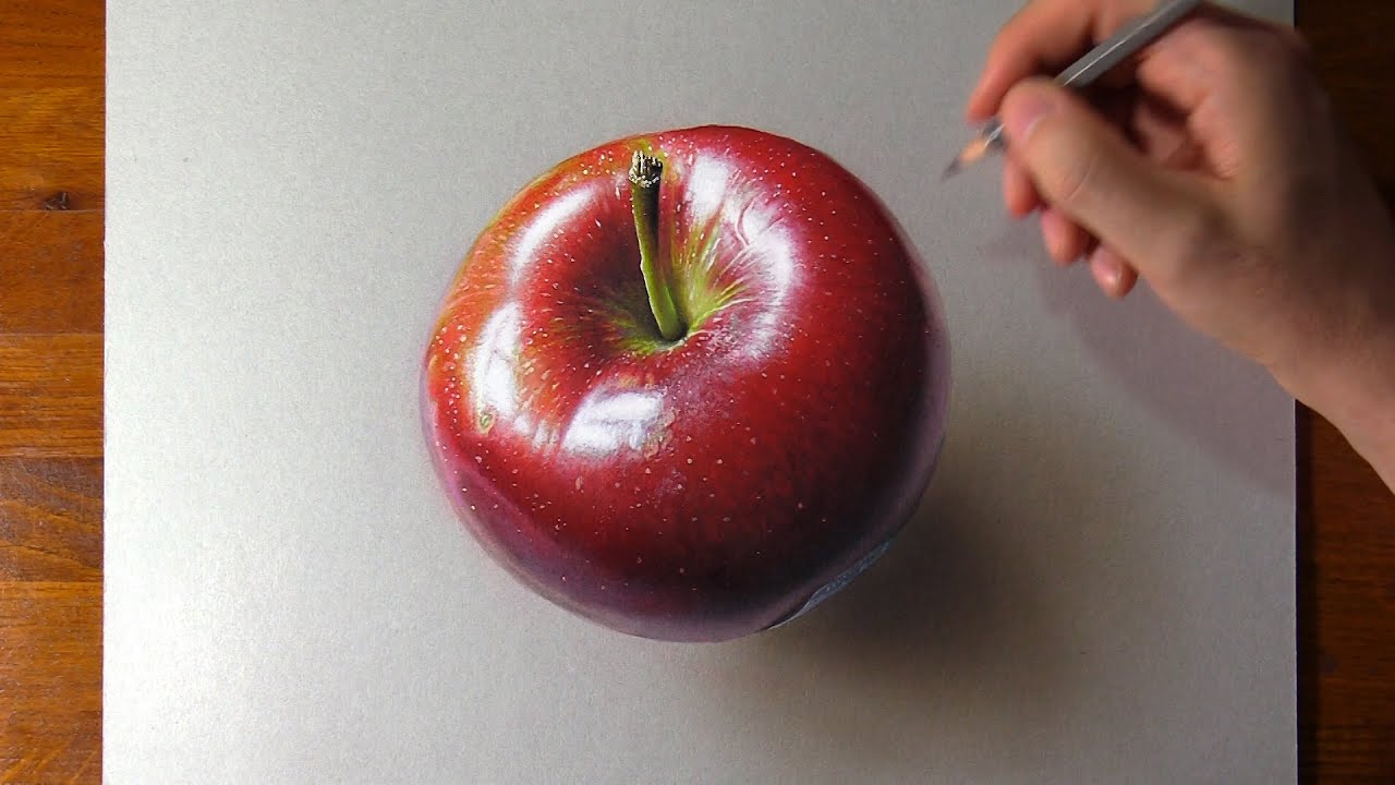 Drawing Red Apple (2020)