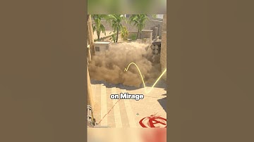 SIMPLE Mirage CT Smoke 💨 #shorts #cs2 #howto #tips