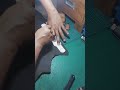Patterning ivory leather pipe sheath #shortvideo #fyp #leathercraft #leatherwork #youtubeshorts