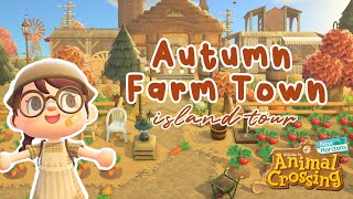 My Completed Autumnal Farm Town Island Tour! | Animal Crossing New Horizons screenshot 1