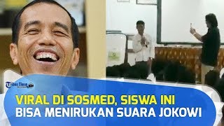 Video Viral, Siswa Ini Bisa Menirukan Suara Jokowi Mirip Banget, Bikin Warganet Gempar