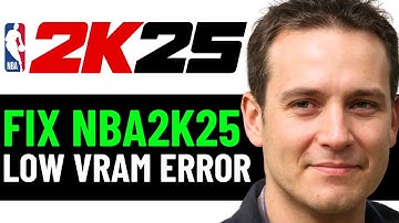 How To Fix NBA 2k25 Low VRam Error 2025! (EASY FIX)